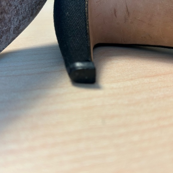 Paloma vintage polka dot pumps 9.5AA amazing condition! Fabric leather dots - Picture 9 of 12